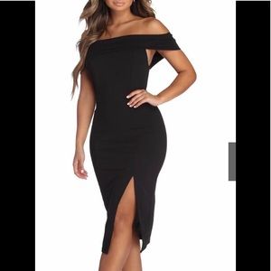 Off the shoulder dress